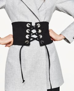 zara corset belt