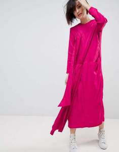 asos white midi dress