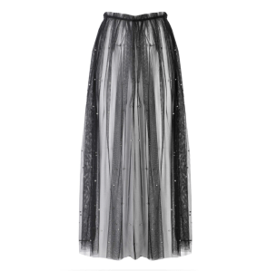 boohoo tulle overlay