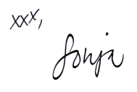 Sonja signature