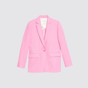sandro pink blazer