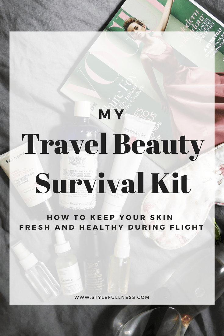 travel beauty routine