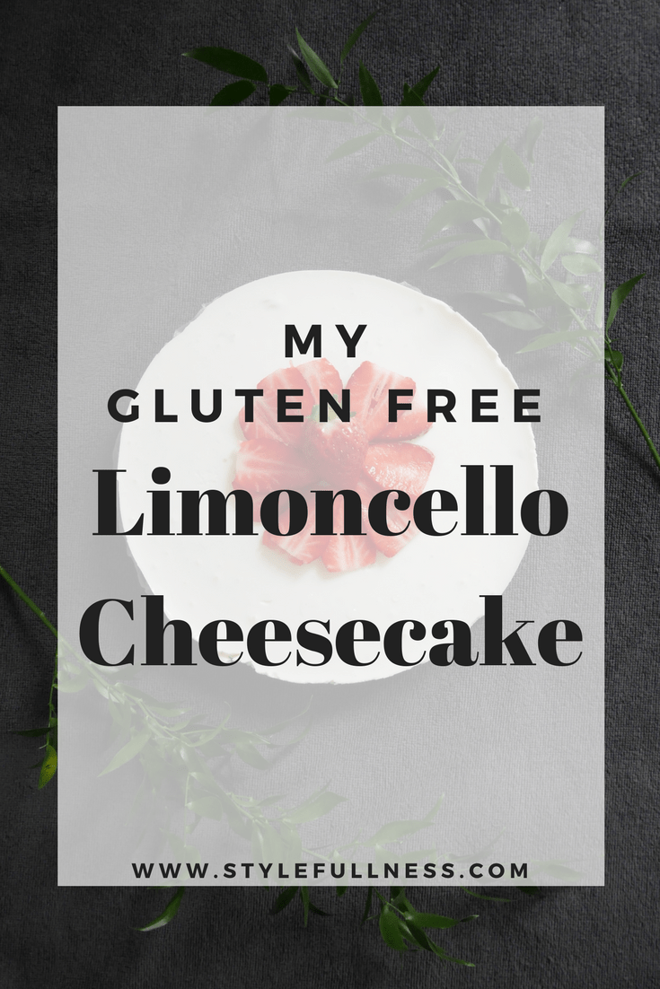 gluten free limoncello cheesecake