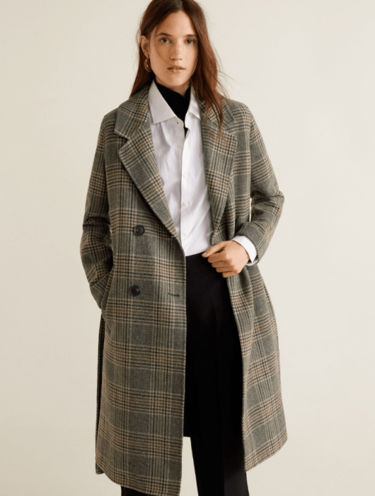 Wool Handmade Coat Mango