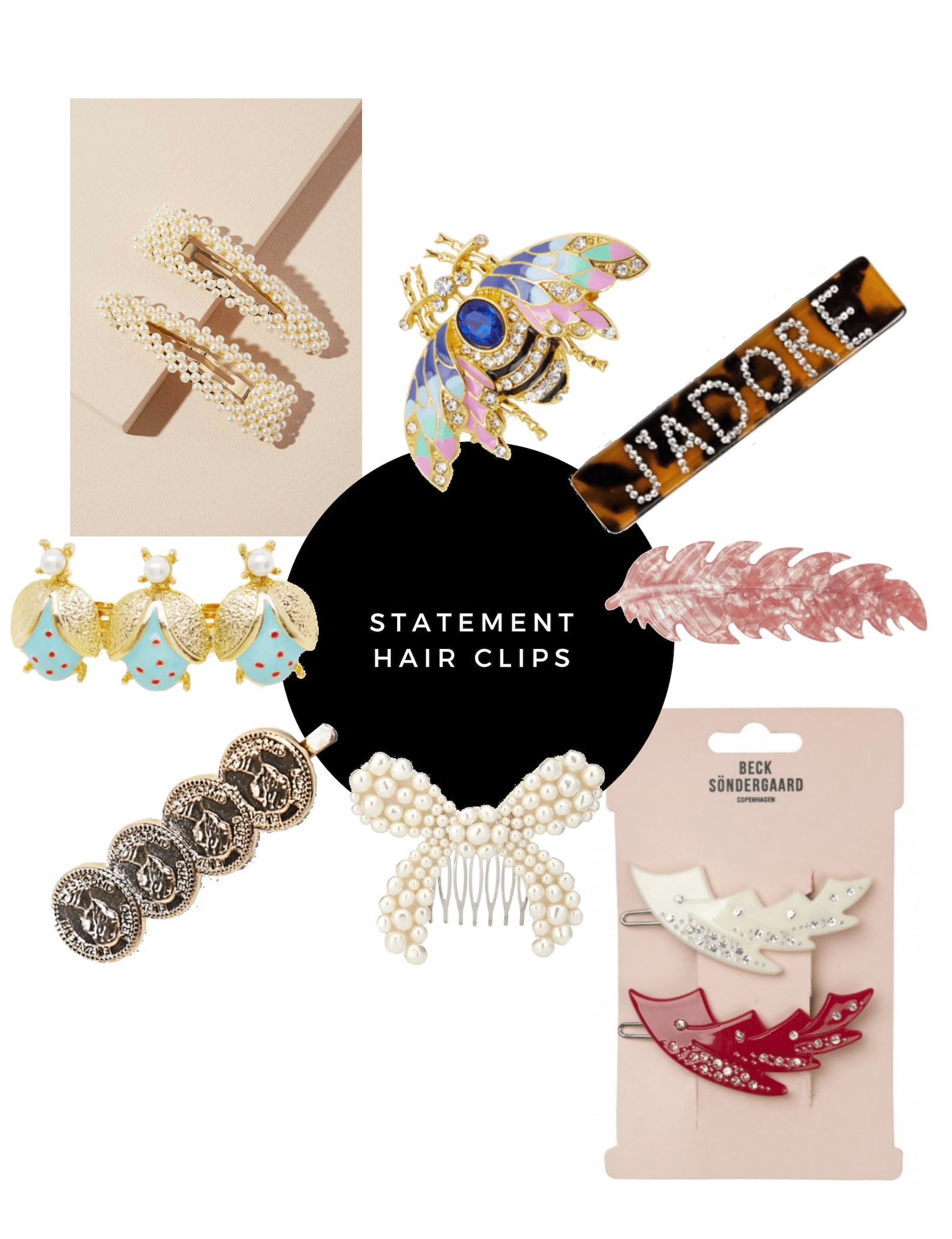 statement hair clips