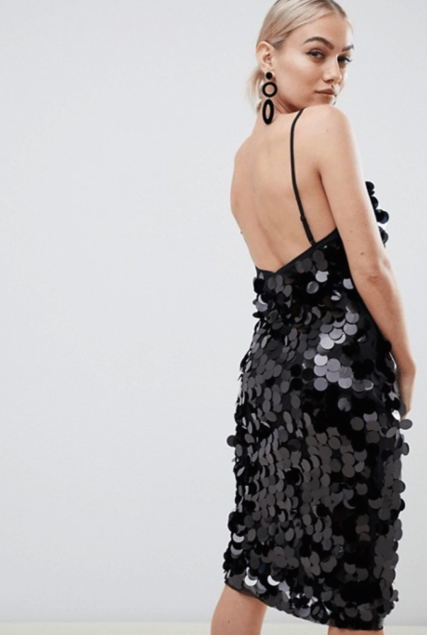 boohoo sequin dress