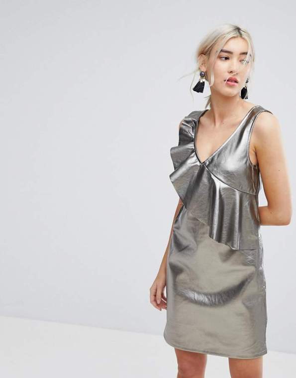 vila metallic dress
